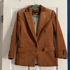 J. Crew Women's Corduroy Blazer in Burnt Orange